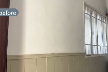 築40年の中古住宅→玄関をDIYでセンスアップ　「狭い」が「広い」に大変身　驚きのビフォーアフターに「素敵」の声