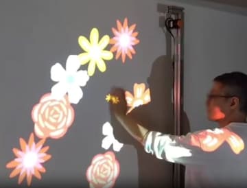 屋内施設・高齢者施設の運動促進に活用可能　測域(そくいき)センサーを使った全身運動型デジタルゲームを開発　～子どもから高齢者まで直感的に楽しめる体験型コンテンツ～