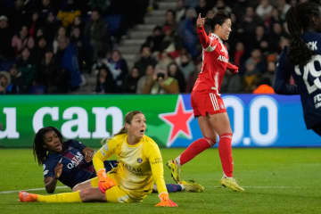 谷川萌々子が勝ち越しゴール　サッカー女子欧州CL