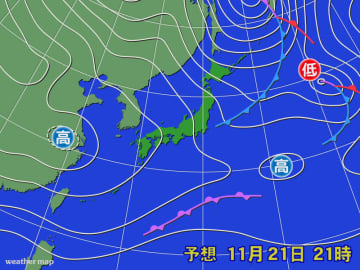 今年最後の三連休　気温差に注意