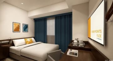 「フォーポイント フレックス by シェラトン 東京渋谷ウエスト」12月開業。池尻大橋駅徒歩3分、朝食は和の弁当