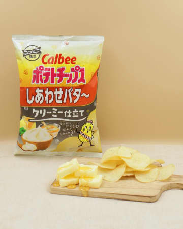 カルビーから「しあわせバタ～ クリーミー仕立て」登場！コンビニ限定で期間限定発売