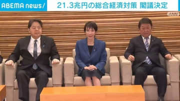 21.3兆円規模の「総合経済対策」を閣議決定 電気・ガス代の補助や「子育て応援手当」など