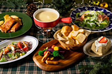 【神戸元町】予約OK！「ニューラフレア」の超お得なクリスマス限定メニュー解禁！濃厚チーズフォンデュコース＆贅沢オムライスプレート！