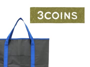 これ【3COINS】で買えるの！？ 荷物が多いときでも安心♡「2WAYエコバッグ」