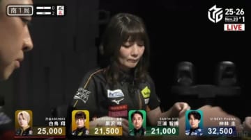 鬼に金棒、セレブに宝石配牌！人気女流のゴージャスすぎる手牌と衝撃結末「すごすぎる」／麻雀・Mリーグ