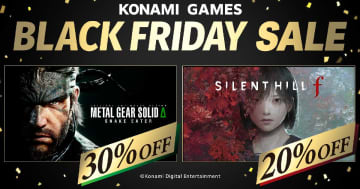 最大70％OFFでゲームが買えるKONAMI「BLACK FRIDAY SALE」開催中！話題の「SILENT HILL f」など
