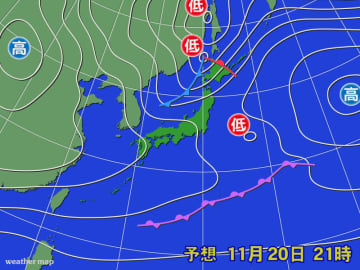 前線通過で北日本・北陸は雨や雪　晴れる地域は乾燥対策を