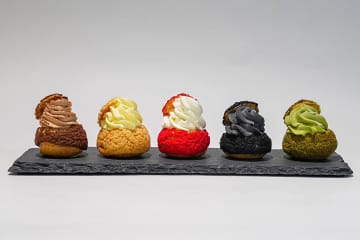 gobunnogoとコラボ！5色のシュークリームが和菓子店から冬限定登場
