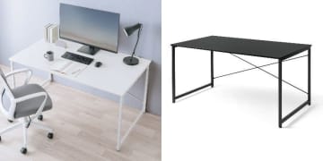 【作業効率爆上がり】サンワダイレクトの大人気シンプルデスクに奥行80cmの広々タイプが新登場！耐荷重50kg＆モニタアーム対応の最強仕様！