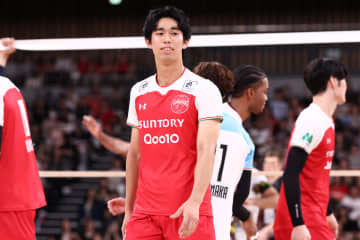 サントリーの甲斐孝太郎はヴォレアス戦に帯同せず 軽度の右足捻挫