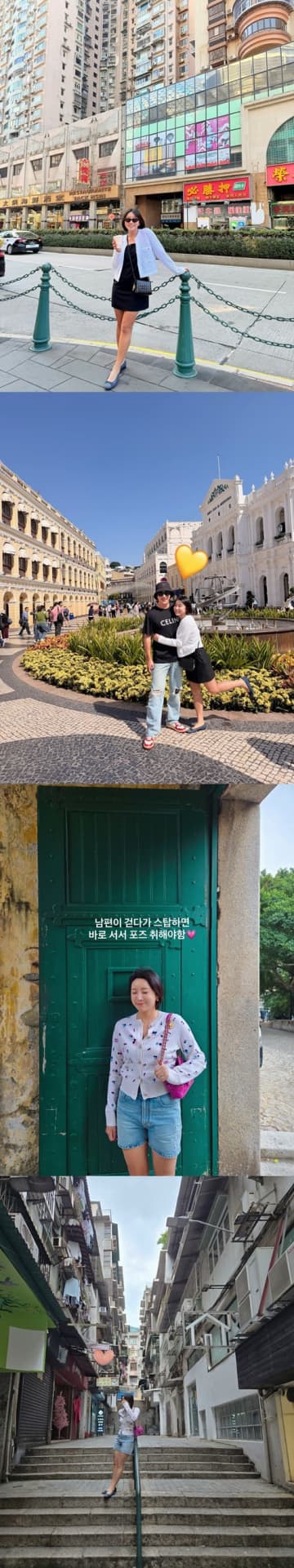 イケメン夫にメロメロ？イ・ボミ、“美脚丸見せ”膝上ミニスカに絶賛「スタイル良い！」「女優かと…」【PHOTO】