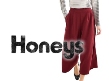 『モノトーン着がち』な人に！【ハニーズ】40・50代の華やか見え♡「ボルドーアイテム」