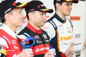 「クルマのネガティブを解消できた。このまま淡々といく」岩佐が初王座に近づくダブルポール【SF鈴鹿予選会見】