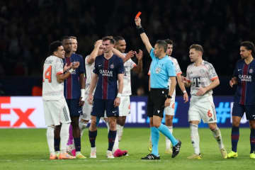 PSG戦で一発退場のL・ディアス、CL3試合出場停止に…バイエルンは控訴を検討？