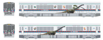 加古川線に「丹波竜」襲来！？チェック柄でおめかしした125系が登場　11/23から運行開始（兵庫）