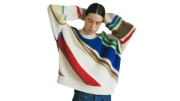 【明日なに着る？】ラクしてセンスがよく見える「アーティな柄のゆるニット」