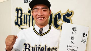【オリックス】最速153キロ・ドラ1藤川敦也と仮契約　「継続」の言葉を胸に活躍誓う　山本由伸や宮城大弥、山下舜平大に続く存在になれるか注目