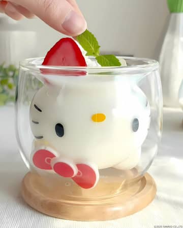 ハローキティやクロミの新作「ハンドメイドグラス」が癒し＆かわいい！期間限定販売だよ♪