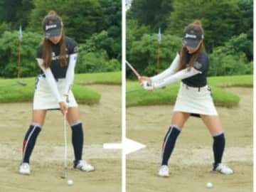 絶対真似すべき女子プロのバンカーショット！構え方やボール位置に注目