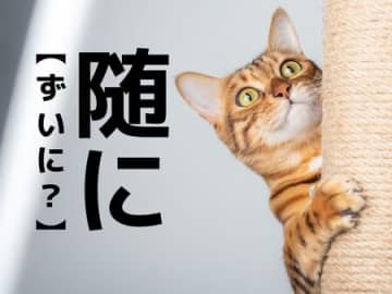 【随に】なんて読む？「ずいに」ではありませんよ。古文が得意な人なら一発でわかるかも！？【難読漢字クイズ】