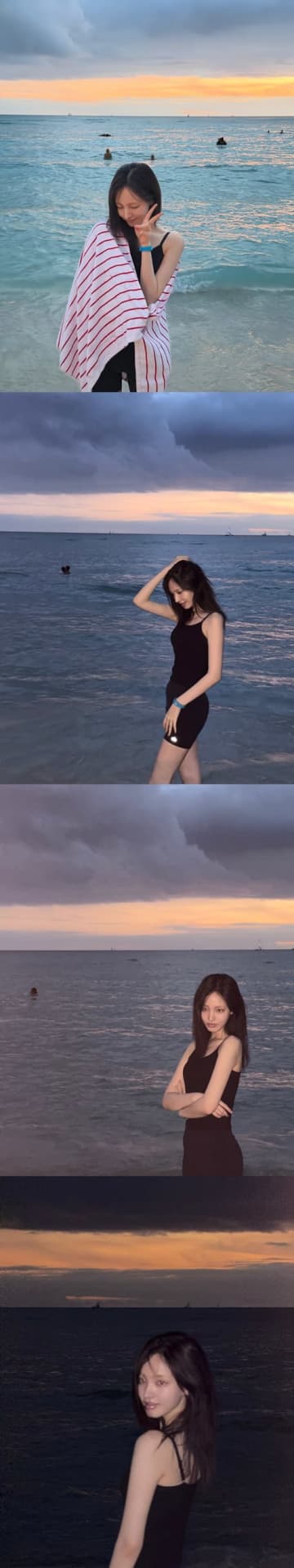 IVE・リズ、海辺で見せたスイムウェアSHOTにファン悶絶「ありえんくらい可愛い」【PHOTO】