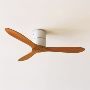 「リアルウッド」の温もり！JAVALO ELFの人気シーリングファンが静音・省エネDCモーター搭載で大幅リニューアル！