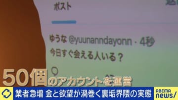 「裏垢女子」に群がる男性を手玉…なりすましアカウントを50個も運営する男性を直撃「8～9割は業者」「罪悪感とか考えたことがない」SNS裏ビジネスの実態