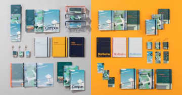 Campus×Rollbahnコラボ！“交差する瞬間”を楽しむ文具コレクション
