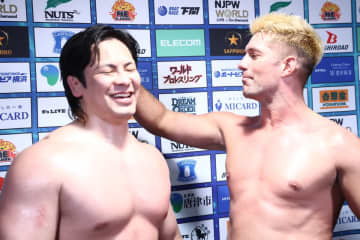 【新日本】ザック＆大岩、UEを下し白星発進！ ザックは「魔法のような」連携を自画自賛、大岩は「Yuto-Ice」に強烈対抗心