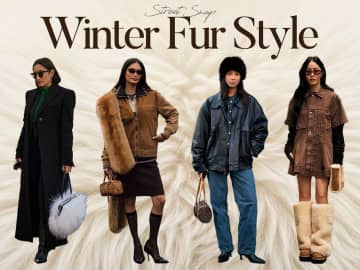 「ファー」は部分使いなら難しくない！ 温感溢れるウィンタールック4選【ストリートスナップ】