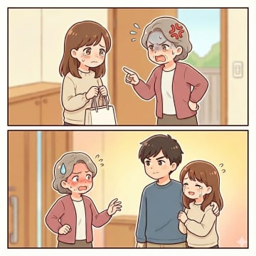 「子ども置いてどこ行ってたの？」義母の追求。理由を説明しても聞く耳持たず…すると夫が…【短編小説】