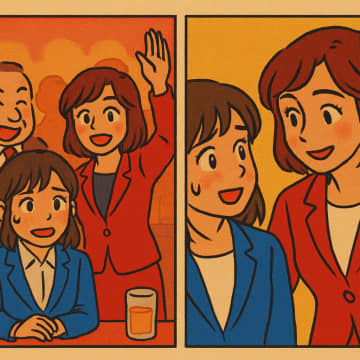 「なんか面白いこと言えよ」飲み会で上司の無茶振りを救ってくれた先輩。でも実は裏があって…【短編小説】