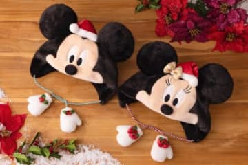 ディズニー・クリスマスの人気ファッション　ミッキー＆ミニーのファンキャップ