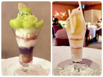 【銀座】シャインマスカットとラ・フランス♡ 資生堂パーラーで秋のパフェを堪能