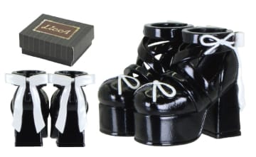 ホリデーシーズンにぴったりなリカちゃん用デザインシューズのガチャが12月中旬発売「バレエリボン」「ロマンティックリボンブーツ」「ルーズニットブーツ」がラインナップ