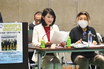 ＜レスリング＞【写真集】2025年東日本大学女子リーグ戦STIカップ／開会式・チアリーディング・選手入場