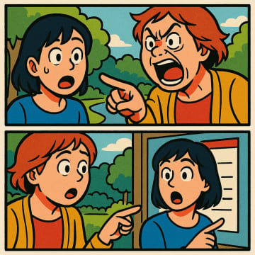 「ここ散歩禁止ですよ！」公園で怒鳴る女性。掲示板のある文章に気づいた瞬間黙り込んだワケ【短編小説】