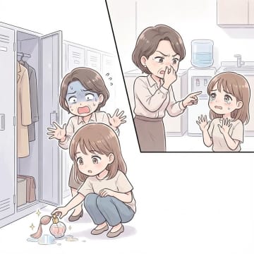 「香水キツいんだけど」スメハラ扱いされる女性。ロッカーの落し物で誤解が解けた理由とは【短編小説】
