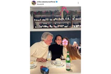 「24年前のスカートがはけるのがすごい」　中村江里子さん、イタリアブランドコーデを披露　体型維持と美しさに羨望の声