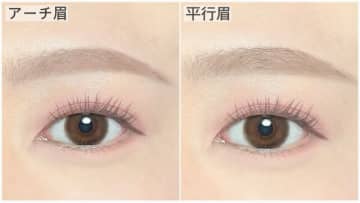 これが最新！今っぽアーチ眉＆平行眉の描き方