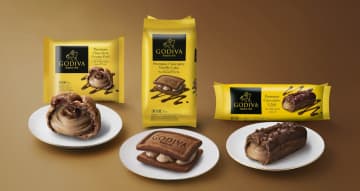 モンテール「ゴディバ監修」濃厚な生チョコとチョコレートクリームの味わいが楽しめるワッフルなど贅沢スイーツ3品発売