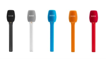 RØDE、「ワイヤレスマイクロ」送信機をハンドヘルドマイクに変換する「Interview Micro」発売。5色展開の専用アダプター