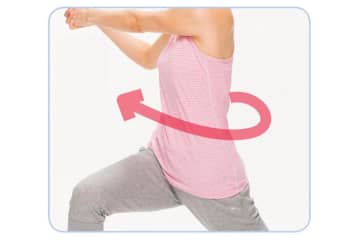 上体をひねる「ゆるスクワット」で便秘解消＆ダイエット！筋肉刺激が秘訣