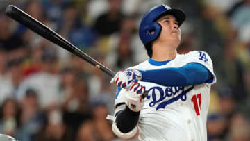 大谷翔平の50号が73位　二刀流で5回無安打から豪快な一発【MLB2025年のトッププレー100】