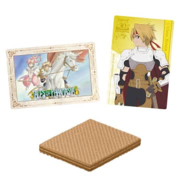 『テイルズ オブ』シリーズ30周年記念！歴代メインビジュアルと主人公たちのイラスト全39種を収録したウエハース発売