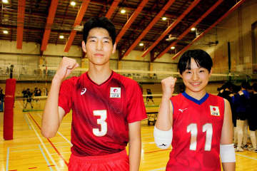 【バレー】北の大地から、二つの才能が全国へ――U16日本代表、札幌大谷中同級生が挑むジュニアオリンピックカップ「歴史を変える」戦い ＜北海道＞