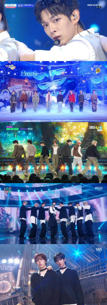 「AHOF」、音楽番組3冠王で新曲の活動を盛況のうちに終了…活発な活動続く