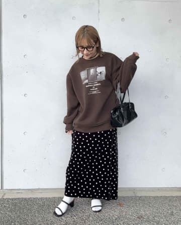 「冬スカート寒い問題」→ 解決！【しまむら】大人が即シャレる♡「柄スカート」