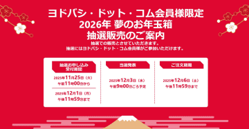 ヨドバシ・ドット・コムにて「2026年 夢のお年玉箱」抽選販売が開催！ ガンプラ福袋などがラインナップ
